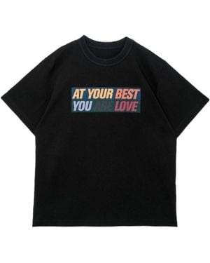 Sacai Print T-Shirt - Black