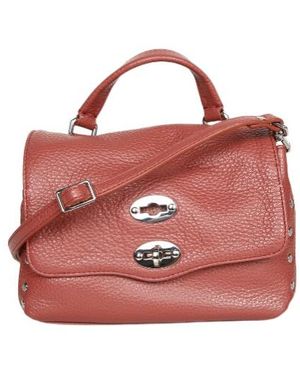 Zanellato Studded Top Handle Shoulder Bag - Red