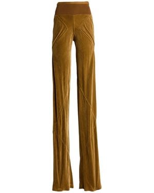 Rick Owens Flared Trousers - Metallic