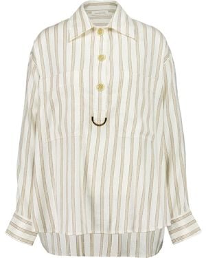 Zimmermann Illuminate Striped Shirt - White