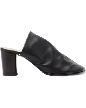 Lemaire Glove Leather Mules - Black