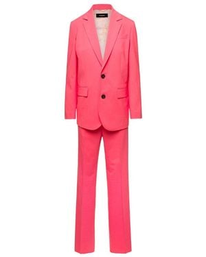 DSquared² Two-Piece Single-Breasted Suit - Pink