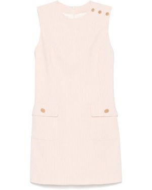 FRAME Striped Mini Dress - Natural