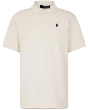 Prada Short-Sleeve Pique Polo Shirt - White