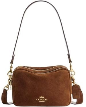 COACH Mini Carey Crossbody Bag - Brown