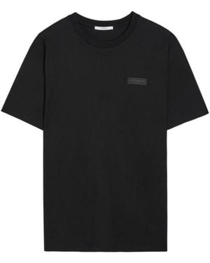Givenchy Solid-Color Short-Sleeved T-Shirt - Black