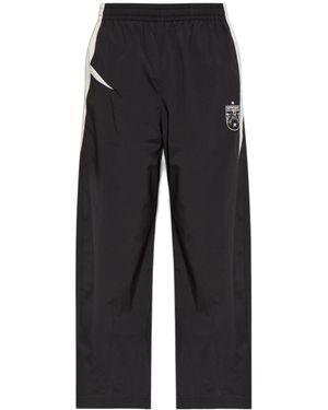 Represent Logo-Patch Track Trousers - Black