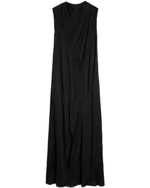 Jil Sander Satin Maxi Dress - Black