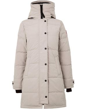 Canada Goose Solid Color Down Jacket - Natural
