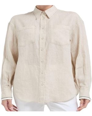 Brunello Cucinelli Long Sleeve Shirt - White