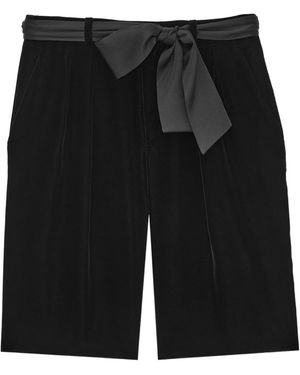 Saint Laurent Belt-Loop Shorts - Black