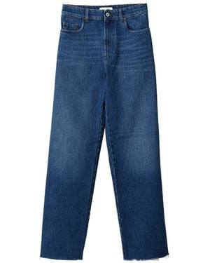 Miu Miu High Waist Flared Jeans - Blue