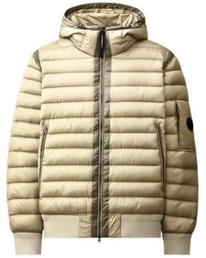 C.P. Company D.D. Shell Hooded Lens Down Jacket - Metallic