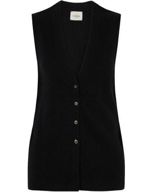 LeKasha Soyo Organic Cashmere Fitted Cardigan - Black