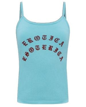 Willy Chavarria Erotica Esoterica Tank Top - Blue