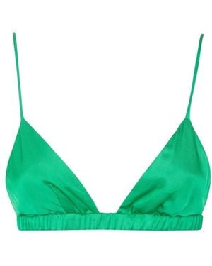 Frankie Shop Thin-Strapped Bra - Green