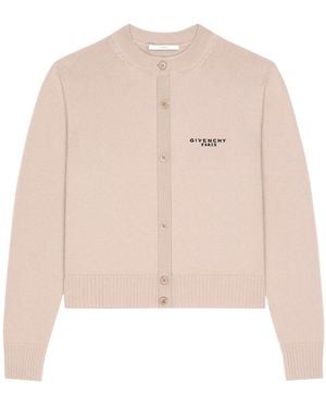 Givenchy Cropped Cardigan - Natural
