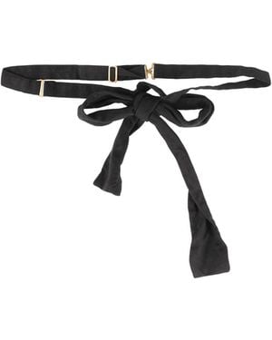 Marni Solidcolor Woven Belt - Black