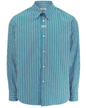 Martine Rose Striped Shirt - Blue