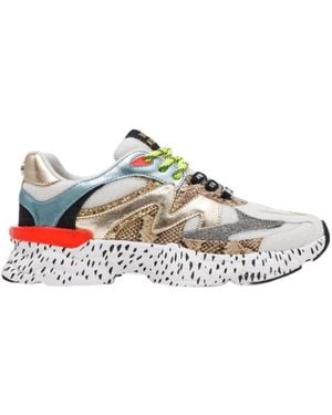 Steve Madden Speeder Chunky Low-Top Sneakers - Multicolor