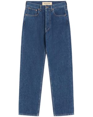 Valentino Vgold Straight-Leg Jeans - Blue