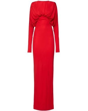 16Arlington Long Sleeve Dress - Red