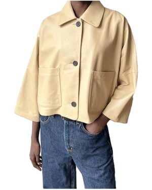 Arma Long-Sleeved Button-Up Jacket - Blue