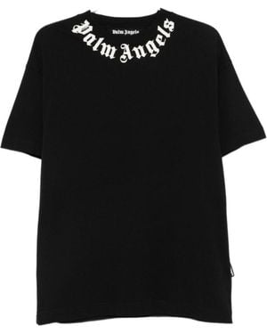 Palm Angels Logo T-Shirt - Black
