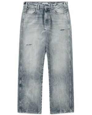 1989 STUDIO Distressed Wide-Leg Jeans - Blue