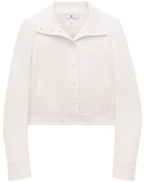 Courreges Courrèges Vinyl Straight Hem Cropped Jacket - White
