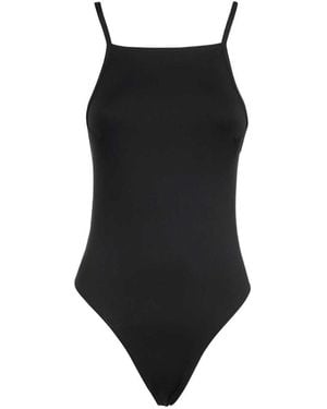 Emporio Armani Logo Swimsuit - Black