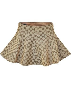 Gucci Mini Skort Covered - Natural