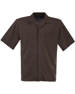 Herno Short Sleeve Shirt - Brown