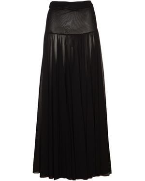 Philosophy Di Lorenzo Serafini Pleated Maxi Skirt - Black
