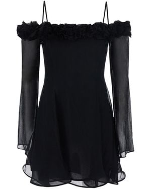Blumarine Off-The-Shoulder Dress - Black