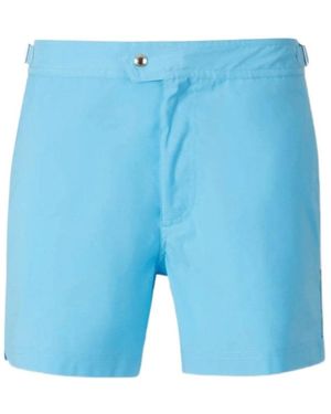 Tom Ford Snap Swim Shorts - Blue