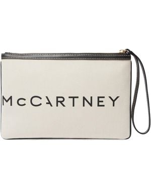 Stella McCartney Smc Pouch Bag - Natural