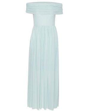 ROTATE BIRGER CHRISTENSEN Light Asymmetric Maxi Dress - Blue