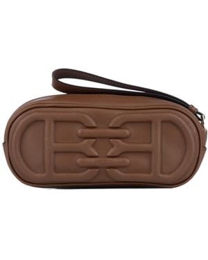 Bally Zipper Handbag - Brown