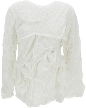 Comme des Garçons Comme Des Garçons Ruffled Top - White
