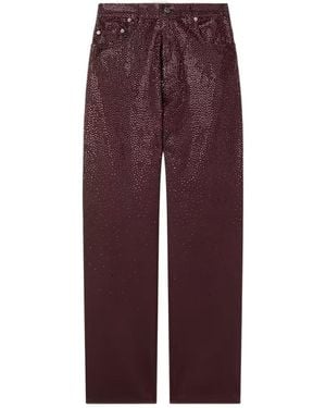 Golden Goose Sequin-Embellished Jeans - Purple