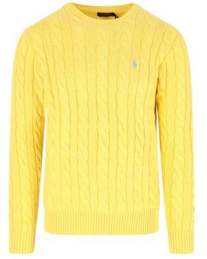 Polo Ralph Lauren Cable-Knit Knitted Jumper - Yellow