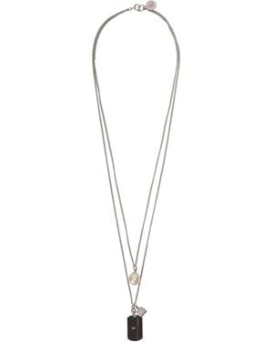 Ermanno Scervino Pendant Necklace - White