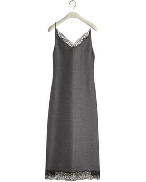 Dior Mid-Length Straight Dress - Gray