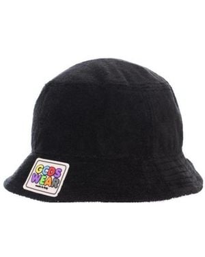Gcds Terry Cotton Bucket Hat - Black