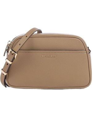 Michael Kors Michael Jet Set Small Camera Crossbody Bag - Natural