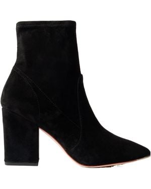 Loeffler Randall Isla Suede Ankle Boots - Black