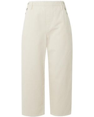 FRAME Casual Trousers With Belt Loops - White