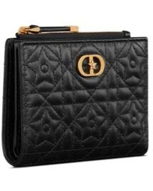 Dior Caro Dahlia Wallet - Black