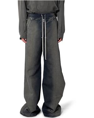 Rick Owens Drawstring Casual Trousers - Grey